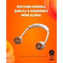 Aykn Katlanabilir Asılabilir Fan | USB Şarjlı, 3 Vitesli Sessiz Mini Fan (485O0)