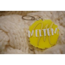 Kişiye Özel Isim Baskılı Pleksi Anahtarlık Dikkat Sipariş Aşamasında Renk - Isim Için Mesaj Iletiniz