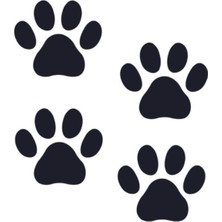 Kedi Patisi Oto Sticker, Siyah Tüm Araçlara Uyumlu