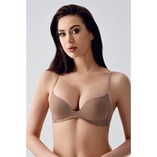 C&city Desteksiz Sütyen C11791 Capucino