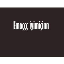 Emoç Iyimiçin Sticker Oto Laptop Motorsiklet 50CM