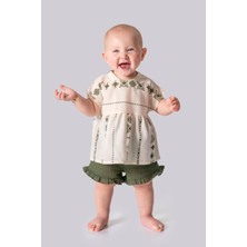 Aspo Baby Kids Şile Bezi 2li Takım Kız Bebek/çocuk