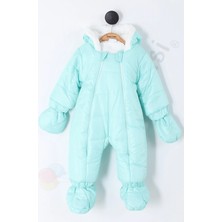 Bebek Vadisi Yeni Eldivenli Kapüşonlu Patikli Içi Peluş Çocuk Kar Kışlık Erkek Bebek Astronot Tulum Kozmonot Mont