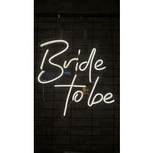 Bride To Be Neon LED Dekoratif Işık Düğün Nişan Aydınlatma 50 X50 cm Günışığı Renk