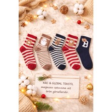 Tüylü Sevimli Ayı Çorap Seti