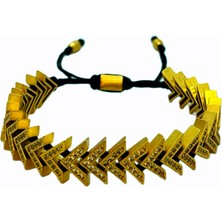 Gold Ok El Yapımı Taşlı Kadın Bileklik