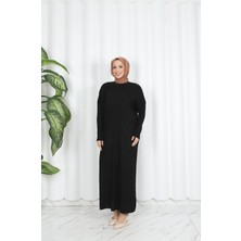 Nisum Moda Yarasa Kol Fitilli Triko Elbise