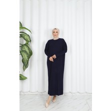 Nisum Moda Yarasa Kol Fitilli Triko Elbise