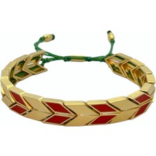 Vector Kırmızı Mineli Kadın Bileklik