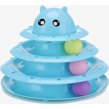 Aykn Kedi Başlıklı 3 Katlı Kedi Oyuncağı (485O0)