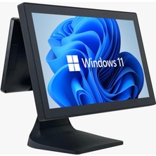 Iromx BP-718W11 I5 7.gen 8gb 128GB 18.5"+11.6" Wıfı/com/usb3.0 Endüstriyel Pos Pc