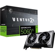 MSI Msı 16GB RTX5060TI Ventus 2x Plus Gddr7 128BIT Hdmı-Dp Pcıe 5.0
