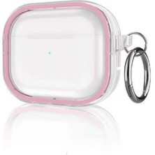 Aykantekno Airpods Pro 2 (2.nesil) Shiny Şeffaf Kılıf - Pembe (AYHN94820)
