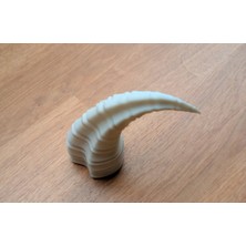 Motosiklet Kask Viking Boynuz 2 Adet Beyaz. Çift Taraflı Bant Dahildir. 3D Baskı Pla Plastik