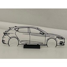 Cupra Leon Siluet Biblo Dekoratif Obje Stand Dahil 22CM 3D Baskı Pla Plastik