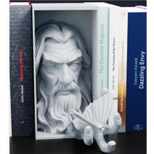 Gandalf Kitap Tutucu 3D Pla Baskı Beyaz