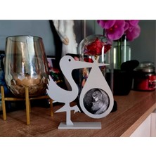Ultrason Leylek Bebek Çocuk Fotoğraf Çerçevesi 13 cm 3D Pla Baskı Plastik