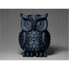 Baykuş Biblo Dekoratif Obje 10CM 3D Pla Plastik