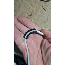 4 Adet Şarj Kablo USB Kablo Koruyucu Kırılma Önleyici Aparat 3D Baskı Pla Plastik Siyah