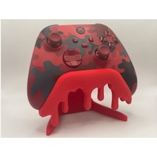 Eriyen Xbox Kontrolcü Stand Neon Kırmızı 3D Pla Baskı Plastik