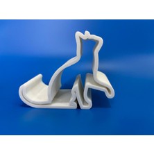 3D Pla Baskı Kedi Telefon Tutucu