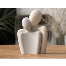 Iskandinav Tarzı Cift Büst Biblo 3D Pla Baskı
