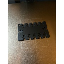 Kredi Kartı Şeklinde 12MICRO Sd Kart Tutucu. Hafıza Kartı Dahil Değildir. 3D Baskı Pla Plastik