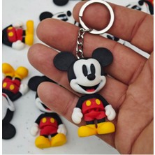 Mickey Mouse Anahtarlık Çok Renkli 3D Baskı Pla Plastik 6 x 5 x 2.5 cm