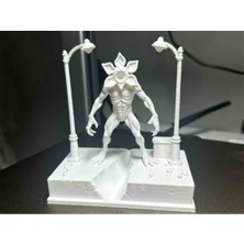Stranger Things Demogorgon Diorama Biblo Dekoratif Obje 13 cm Yükseklik 3D Baskı Pla Plastik