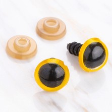 İlkyaz Fashion Loren 12 mm Sarı 5 Çift Amigurumi Göz (Ilkyz-Fshon-34)