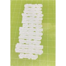 3D Baskı Doğum Anı Diski Yazıları Ingilizce