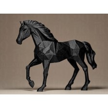 At Heykel Biblo Dekoratif Obje 12 cm 3D Baskı Plastik