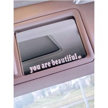 Araba Sticker Ayna Beautiful