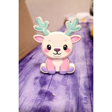 3D Tasarım Karne Hediyesi Sevimli Geyik (6 Adet)