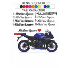 Kişiye Özel Rezerve Yazısı