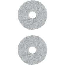Srfn Ticaret Xiaomi S10+ (B105) Robot Süpürgeler ile Uyumlu Mop Bezi - 2 Adet