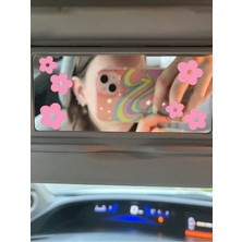 Çiçek Araba Ayna Sticker