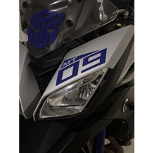 Yamaha mt 09 Sticker Etiket 18 x 10 cm Lacivert 1 Adet