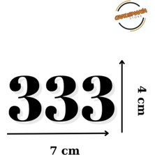 Manifest Melek Sayıları 333 Ayna Etiket Sticker