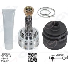 Gva 4499125K - Ön Aks Kafası Dış Sağ-Sol Volvo S40 -V40 1.8 99 04