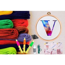 İlkyaz Fashion Punch Seti Nakış Seti Kasnaklı Kendin Yap Seti Seri 94 (Ilkyz-Fshon-34)