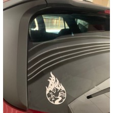 Kamp Ateşi Outdoor Sticker Otomobil Motosiklet Laptop Ayna