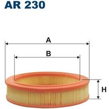 Filtron Hava Filtresi Fıat Ritmo 138A 1.3 65 65Hp 01/78-09/82 A850X9601RA
