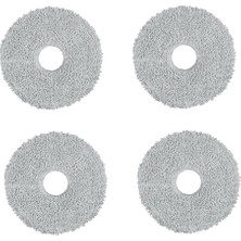 Srfn Ticaret Xiaomi S20+, X10+, X20 Pro, X20 Max Robot Süpürgeler ile Uyumlu Mop Bezi - 4 Adet