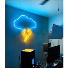 Neon LED Aydınlatma Bulut Gece Lambası