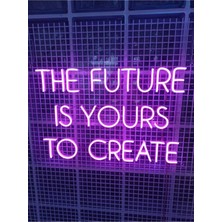 Neon LED Aydınlatma Future Gece Lambası Parti Süsü Işıklı Duvar Dekor