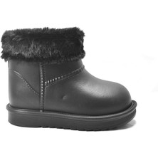 Onlo Ayakkabı KD.990 Plastik Kürklü Su Geçirmez Kız Çocuk Yağmur Bot