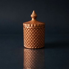 🤎 Stworkshop Bohem Metalik Premium Serisi: Sandalwood Kokulu Metalik Bronz Soya Wax Mum (250 Gr) 🤎