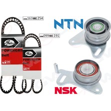 GVA Triger Kayış Seti Eksantrik Seti Hyundaı H100 Starex 2.5l D4BB D4BF 97-> / Kıa K2500 2.5l D4BH 03- > / Mıtsubıshı L300. L200 2.5l 4D56 K64T K74T 96-07 / Pajero 2.5l 4D56 94-> 2 Kayış 2 Rulman 16 2431542200-2335642500-2431742000