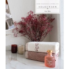 İyi Geceler İstanbul Iyi Geceler Istanbul Oda Kokulu Kutulu Havlu Seti Dafne Gülkurusu ( 50 x 90 cm )